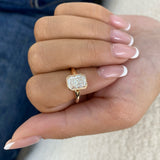 Aurelia Engagement Ring 2ct TCW, 14K Gold