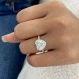 Roselle Diamond Engagement Ring, 14K Gold