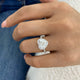 Roselle Diamond Engagement Ring, 14K Gold