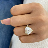 Roselle Diamond Engagement Ring, 14K Gold
