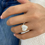 Roselle Diamond Engagement Ring, 14K Gold