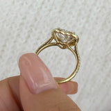 Roselle Diamond Engagement Ring, 14K Gold