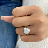Roselle Diamond Engagement Ring, 14K Gold