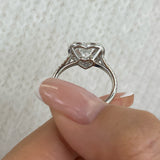 Roselle Diamond Engagement Ring, 14K Gold