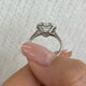 Roselle Diamond Engagement Ring, 14K Gold