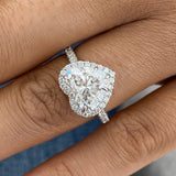 Roselle Diamond Engagement Ring, 14K Gold