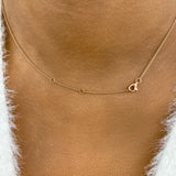 Butterfly Diamond Pendant Necklace, 14K Gold