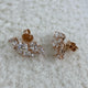 Bubbles Diamond Climber Earrings, 14K Gold