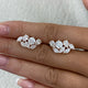 Bubbles Diamond Climber Earrings, 14K Gold