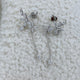 Jasmine Diamond Climber Earrings, 14K Gold