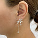 Jasmine Diamond Climber Earrings, 14K Gold