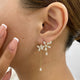 Jasmine Diamond Climber Earrings, 14K Gold