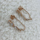 Raindrops Diamond Jacket Earrings, 14K Gold
