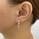 Raindrops Diamond Jacket Earrings, 14K Gold