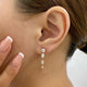 Raindrops Diamond Jacket Earrings, 14K Gold