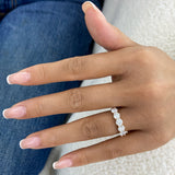 5-Stone Diamond Band Ring, 14K Gold