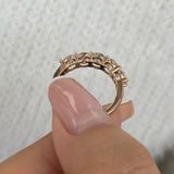 5-Stone Diamond Band Ring, 14K Gold