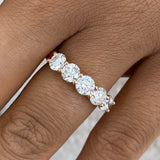 5-Stone Diamond Band Ring, 14K Gold