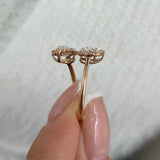 Toi et Moi Diamond Ring, 14K Gold
