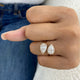 Toi et Moi Diamond Ring, 14K Gold