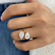 Toi et Moi Diamond Ring, 14K Gold