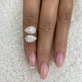 Toi et Moi Diamond Ring, 14K Gold