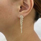 Fiona Diamond Drop Earrings, 14K Gold