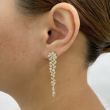 Fiona Diamond Drop Earrings, 14K Gold
