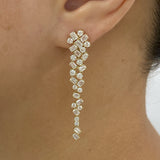 Fiona Diamond Drop Earrings, 14K Gold