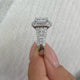 Alba Diamond Engagement Ring, 14K Gold