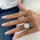 Alba Diamond Engagement Ring, 14K Gold
