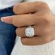 Alba Diamond Engagement Ring, 14K Gold