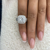 Alba Diamond Engagement Ring, 14K Gold