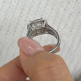 Alba Diamond Engagement Ring, 14K Gold