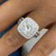 Alba Diamond Engagement Ring, 14K Gold