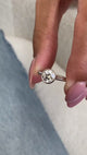 Zanetta Engagement Ring 1 Carat White Gold