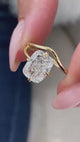 Sibylla Engagement Ring 3.1ct TCW, 14K Gold