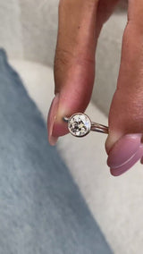 Zanetta Engagement Ring 1ct TCW, 14K Gold