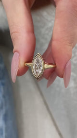 Engagement Ring 1.15 Carat Yellow Gold