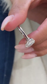 Camille Engagement Ring 1.16 Carat White Gold