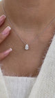 Diamond Pendant Necklace 2 ct White Gold