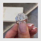 Anais Engagement Ring 4.2ct TCW, 14K Gold