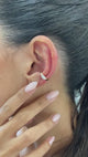 Diamond Cuff Single Earring 0.2 ct TCW, Rose Gold