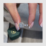 Lennox Engagement Ring 2 Carat White Gold