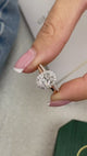 Mary-set Bridal Set Rings Set 1.6ct TCW, 14K Gold