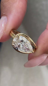 Clotilde Engagement Ring 2.5ct TCW, 14K Gold