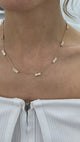 Diamond Chain Necklace 2.8 ct Yellow Gold
