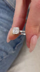Mirren Diamond Engagement Ring, Solid 18K Gold