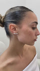 Diamond Climber Earrings 2.4 ct White Gold