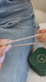 Diamond Tennis Bracelet 1.60 ct White Gold